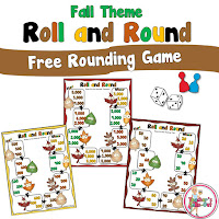  FREE Fall Rounding Game