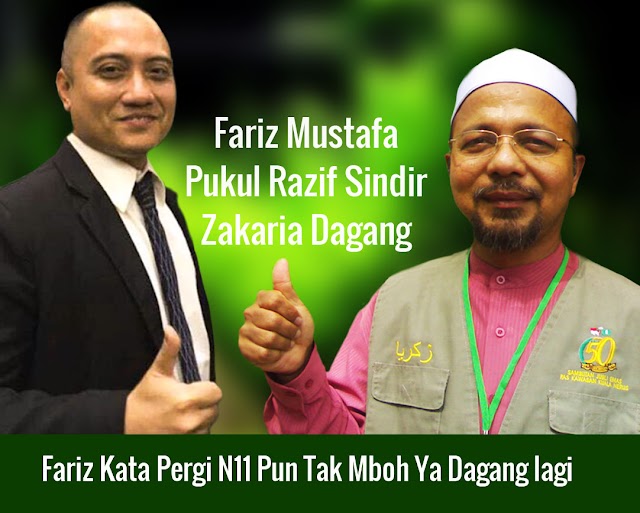 Fariz Mustafa Pukul Razif Kerana Nak Sindir Ustaz Zakaria Dagang..