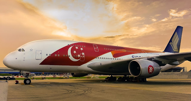 singapore airlines airbus a380 sg50 special livery