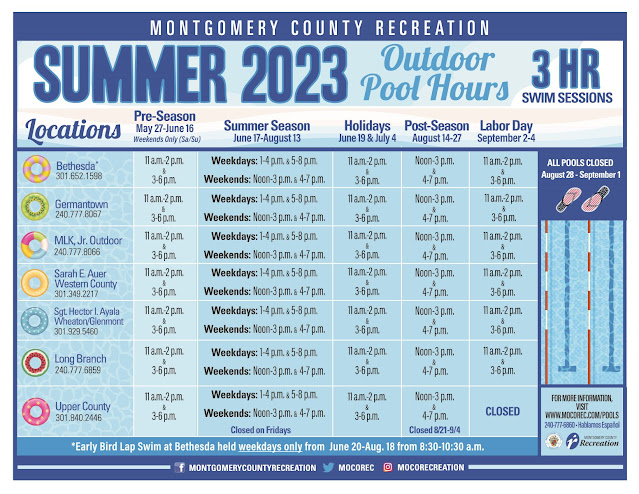 Recreation Outdoor Pools to Open Memorial Day Weekend