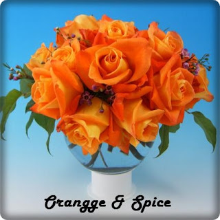 Arr_OrangeRoseBallVase