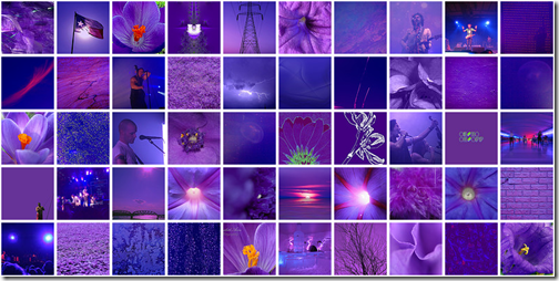 purple mosic