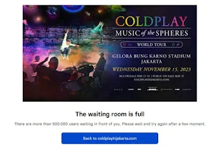Jadwal konser Coldplay di Jakarta