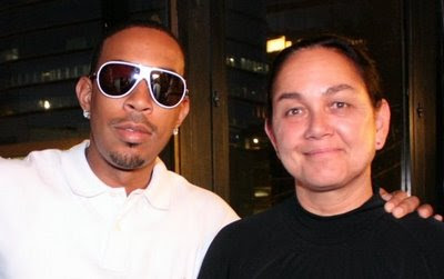 Ludacris (Christopher Bridges) and NASCAR Race Mom (me)