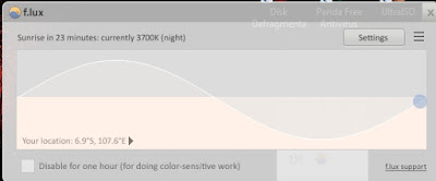 f.lux, Software Pengatur Warna Pencahayaan untuk PC Mu!