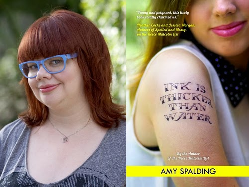 Amy Spalding, author of Ink Is Thicker Than Water