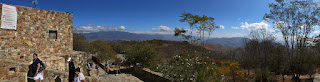 Monte Albán - view from entrance