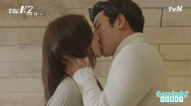  je ha kiss an na after revealing the memory card - The K2 - Episode 16 Finale (Eng Sub)