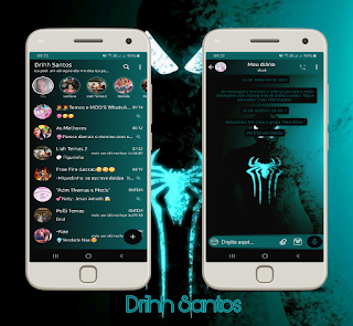 Black Spider Man Theme For YOWhatsApp & Fouad WhatsApp By Driih Santos