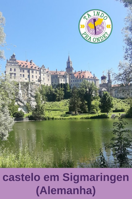 Castelo Hohenzollern em Sigmaringen, no sul da Alemanha