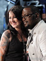Carly Smithson and Randy Jackson