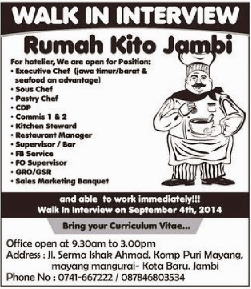 Loker Tentang Lowongan Kerja Terbaru Agustus 2014 