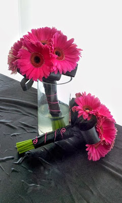 Pink and Black Wedding Style