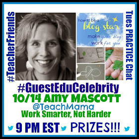 Twitter Tues Practice Chat with Amy Mascott of TeachMama Fame