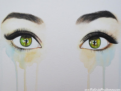 eye series, eye painting, eye art, realistic eye art, malinda prudhomme, mixed media artist, blue eyes, green eyes, acrylic painting, oil painting