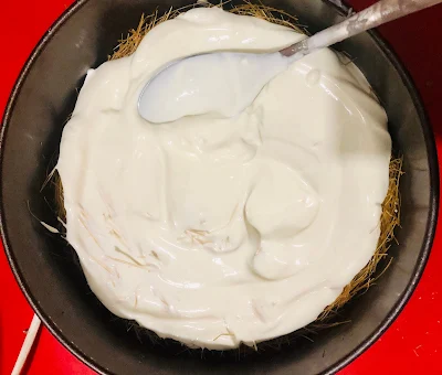 Photograph of recipe of Kunafa ( Arabic sweet)