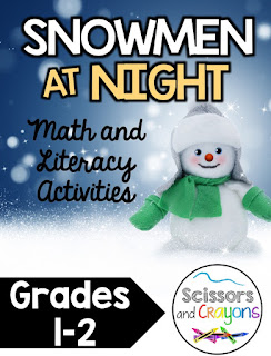 https://www.teacherspayteachers.com/Product/Snowmen-at-Night-Math-and-Literacy-Pack-first-grade-and-second-grade-2894902