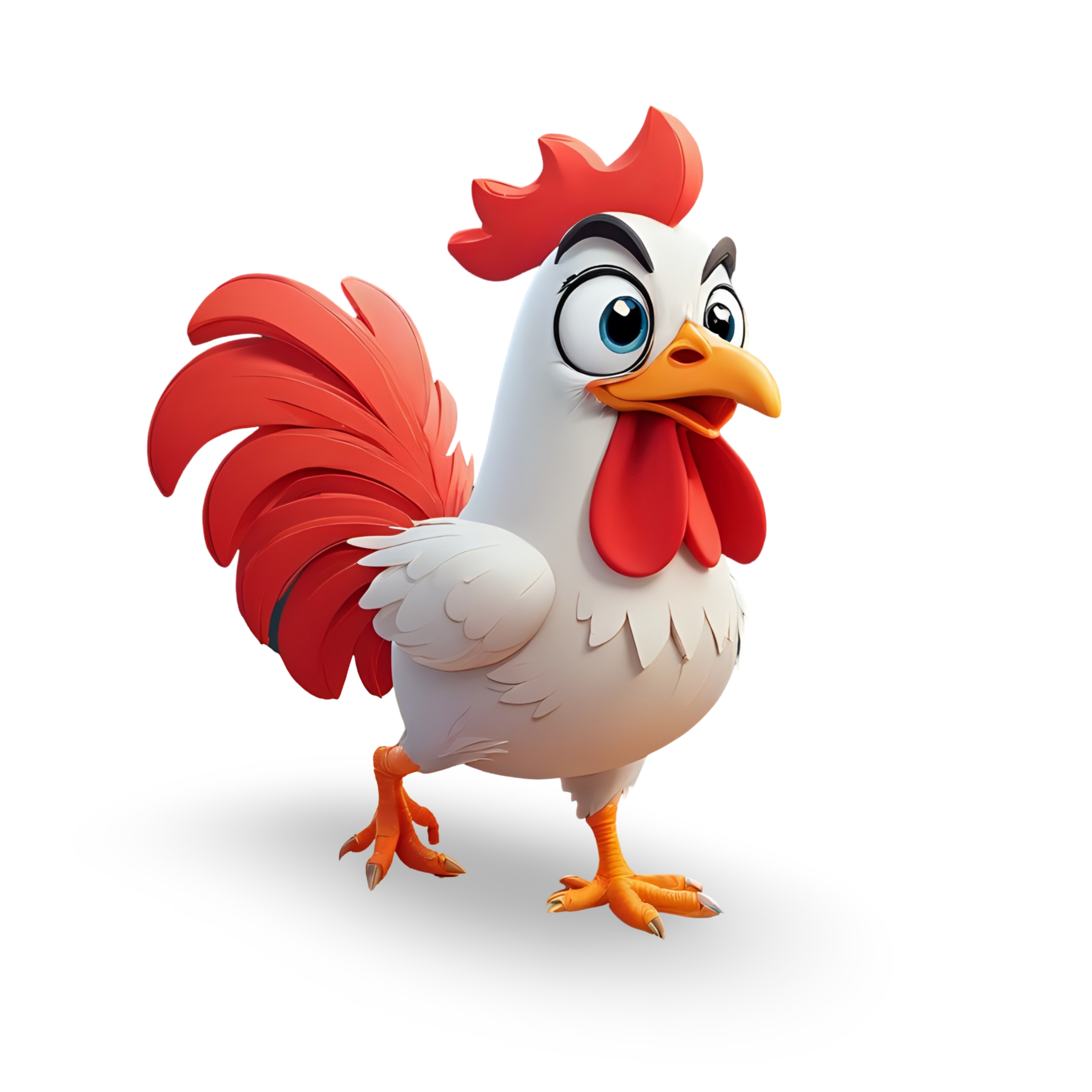 Chicken cartoon character
