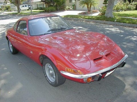 This is an Opel GT somewhat like the one I owned when I was a kid