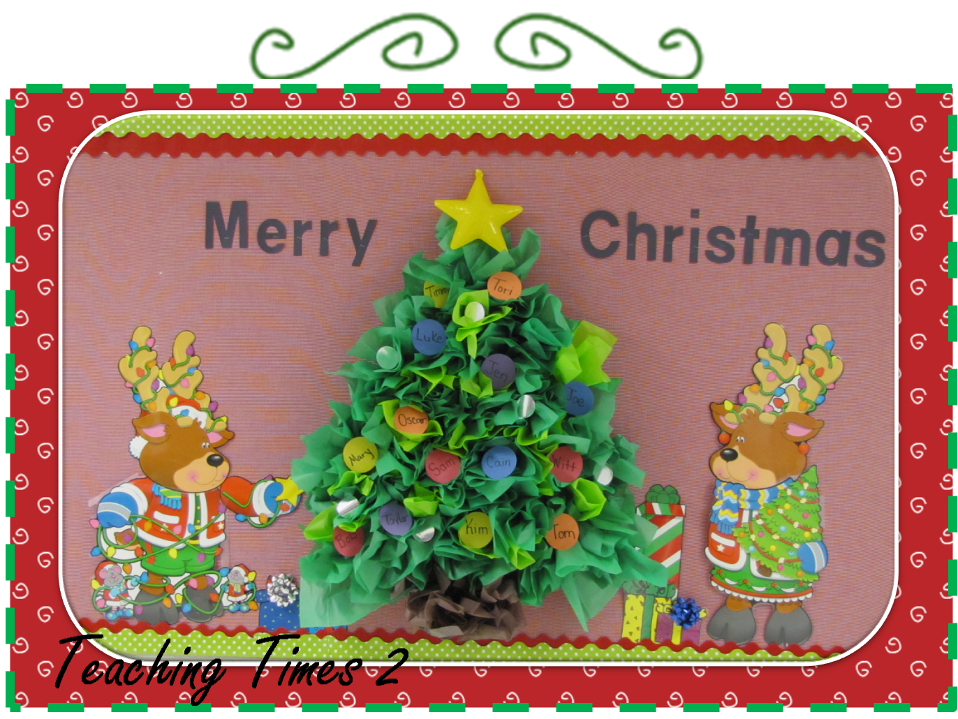 Elegant christmas bulletin board ideas Christmas Bulletin Boards Teaching Times 2