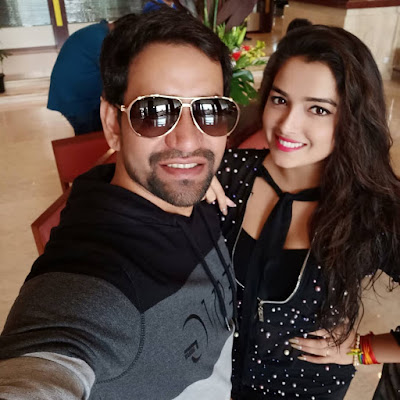 Amrapali Dubey and Dinesh Lal Yadav Nirahua