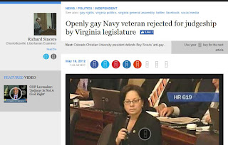 Tracy Thorne-Begland Jennifer McLellan Virginia state senate gay rights