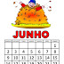 CALENDÁRIO COLORIDO 2024 II - JUNHO