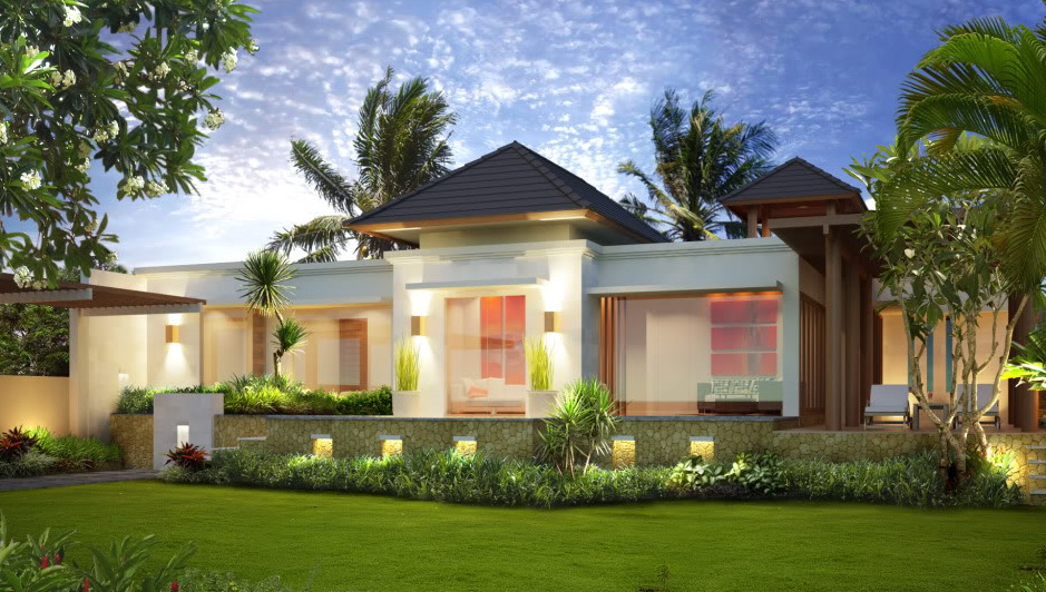 Design Rumah Bergaya Bali - Gontoh