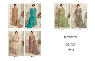 Aashirwad Gulkand Ziva Collection 7197 To 7202 Series