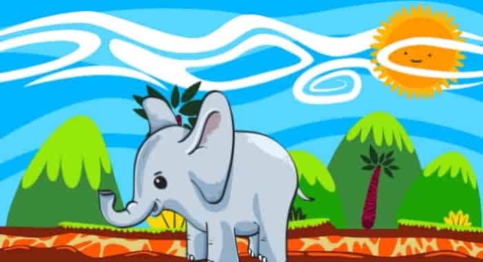 elephant's small child story,  storyline online