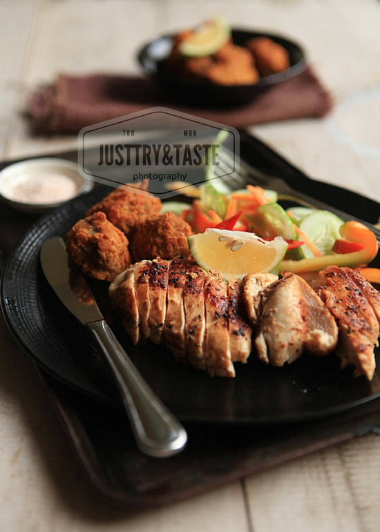 Resep Pan Grilled Ayam dengan Jamur Goreng  Just Try & Taste