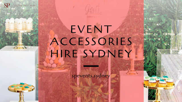 event accessories hire Sydney