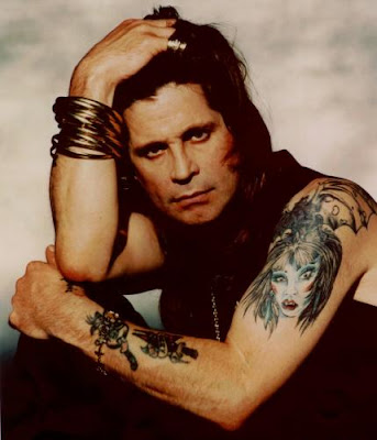 Ozzy Osbourne Dagger Tattoos