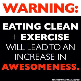 Clean Eating + Exercise is the recipe for success.  www.HealthyFitFocused.com 