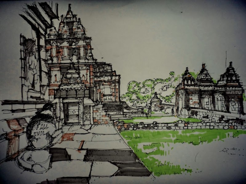 Kekinian Gambar Mudah Candi