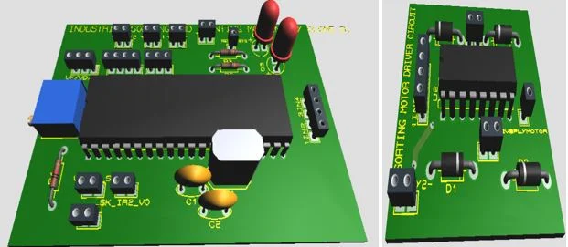 sorting and counting machine PCB design