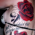 Beautiful Rose Tattoo Design