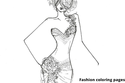 fashion coloring pages