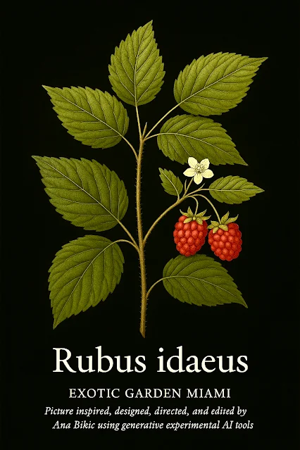 Raspberry Rubus Idaeus Plant Care Exotic Garden Florida Fruits