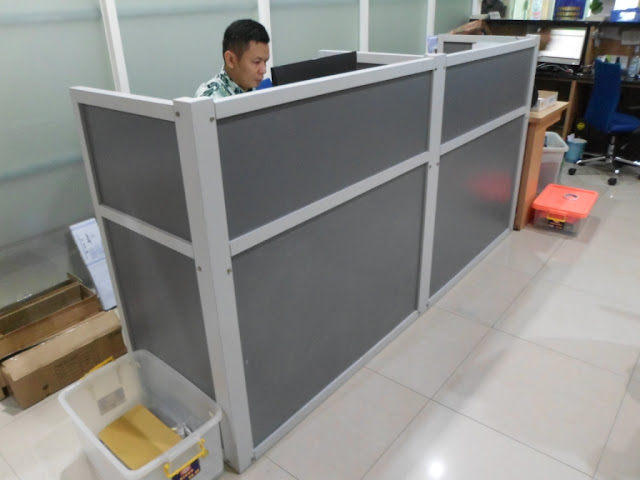 Meja Partisi 6 Orang dan Meja Partisi 2 Orang + Cubicle Workstation + Furniture Semarang