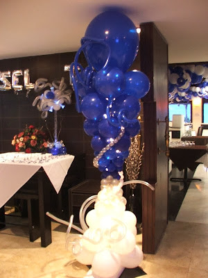  Bar Mitzvah sport theme party balloon column