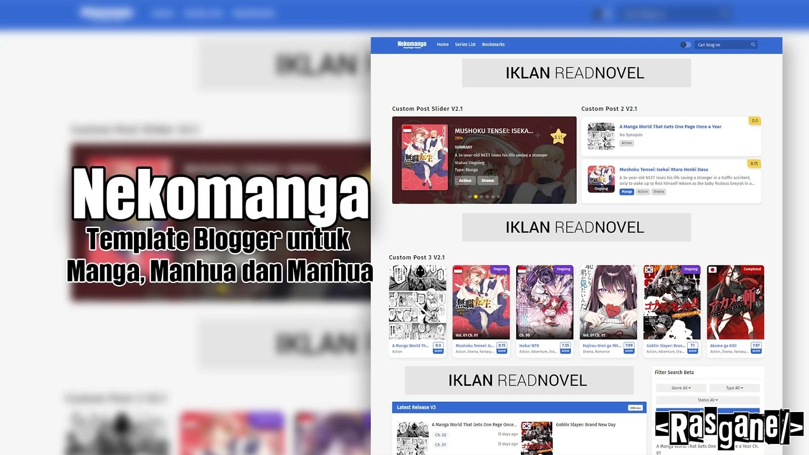 OniStream - Blogger Template Manga, Manhua dan Manhua
