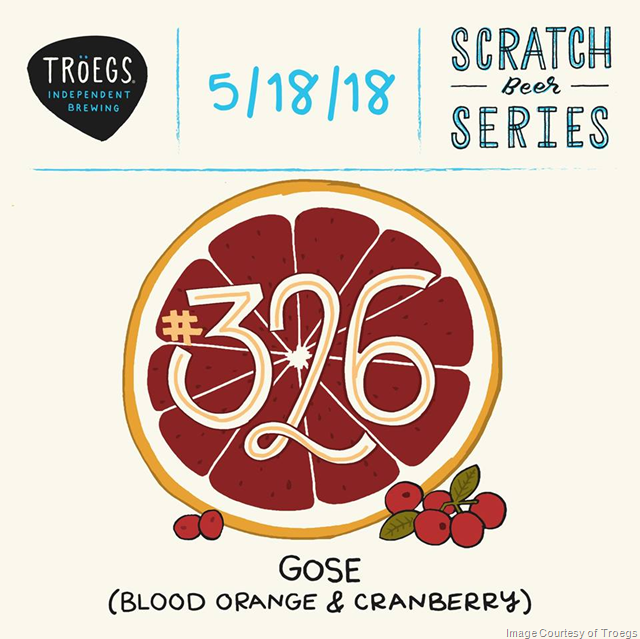 Troegs Releases Scratch No 326 Blood Orange & Cranberry Gose