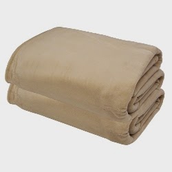 Tan King Size Velour Danitouch Blankets