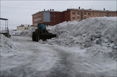 Salji Tebal Yang Melanda Siberia