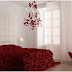  BEDROOM  WITH ROSE  PETALS  BEDROOM  DECORATING IDEAS 