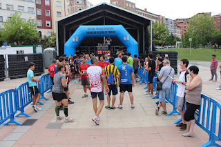 primera carrera de orientación en las fiestas de Barakaldo