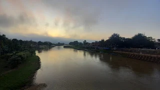 Kok River at Tha Ton in Northern Thailand