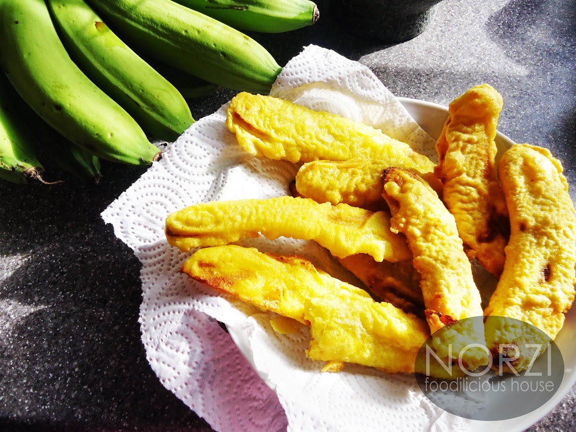 NORZI FOODILICIOUS HOUSE: RESEPI PISANG GORENG (PISANG NANGKA)