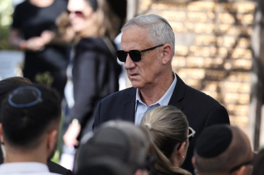 Benny Gantz, membro do gabinete de guerra de Israel, deu prazo até 10 de março para o Hamas se render e libertar reféns | Foto: EFE/EPA/ABIR SULTAN EPA-EFE/ABIR SULTAN